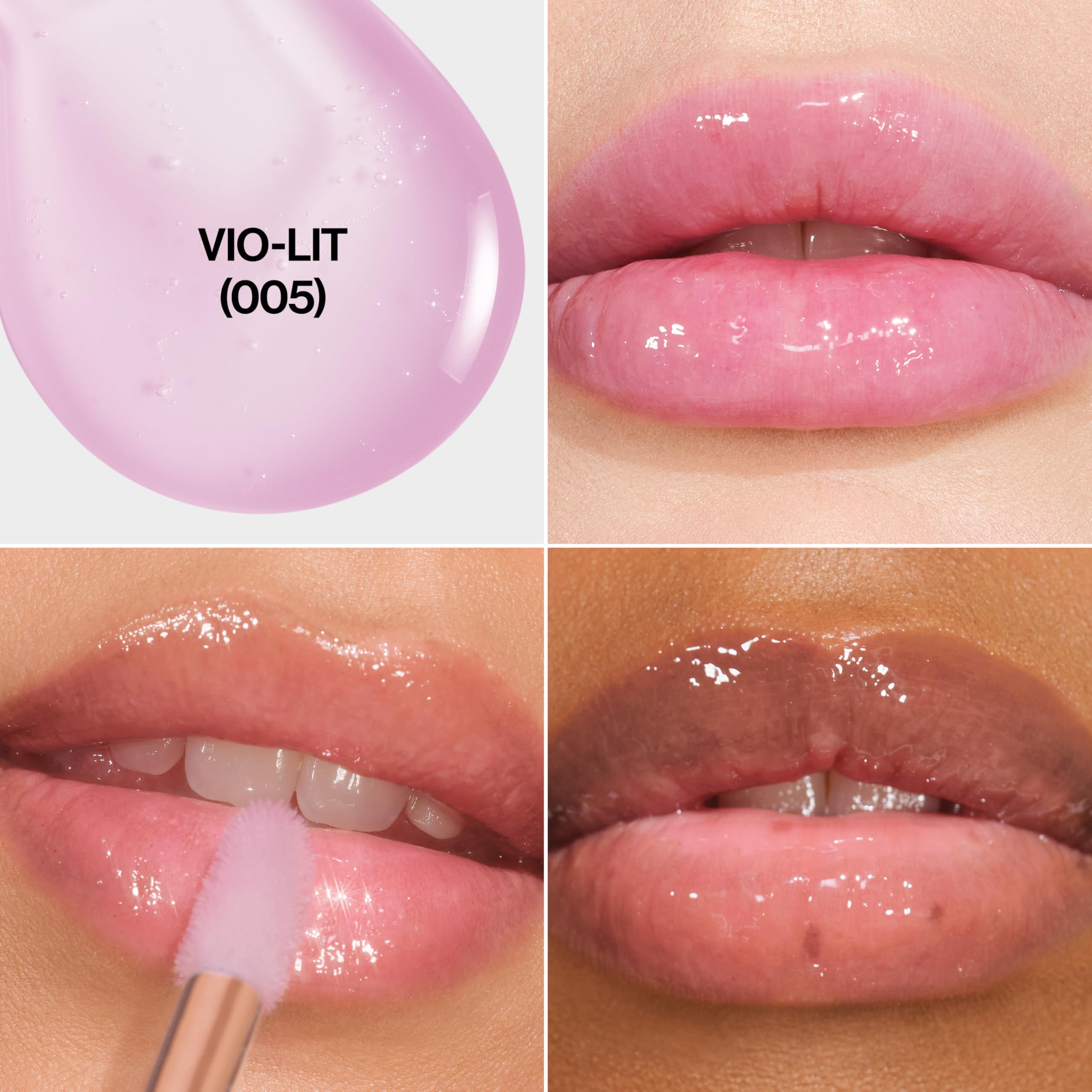 REVLON Glimmer Lip Oil – Applicateur doux pour une application précise.