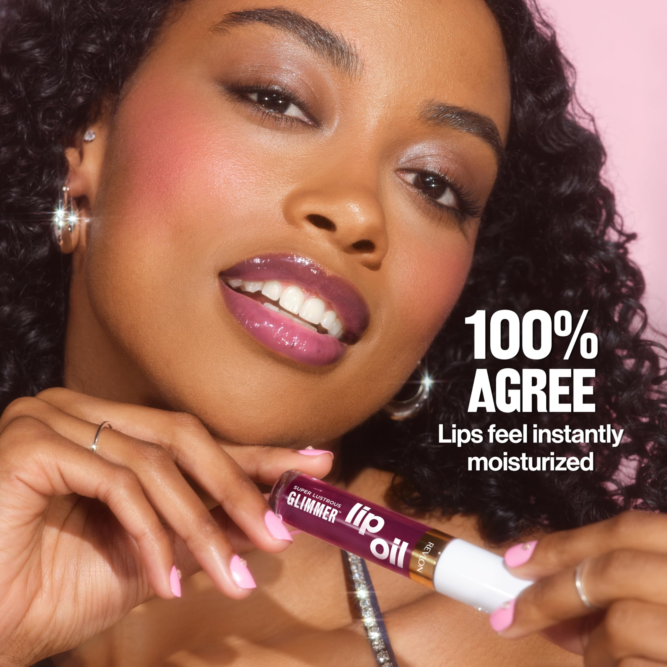 Hydratation intense grâce au squalane végétal dans Glimmer Lip Oil.