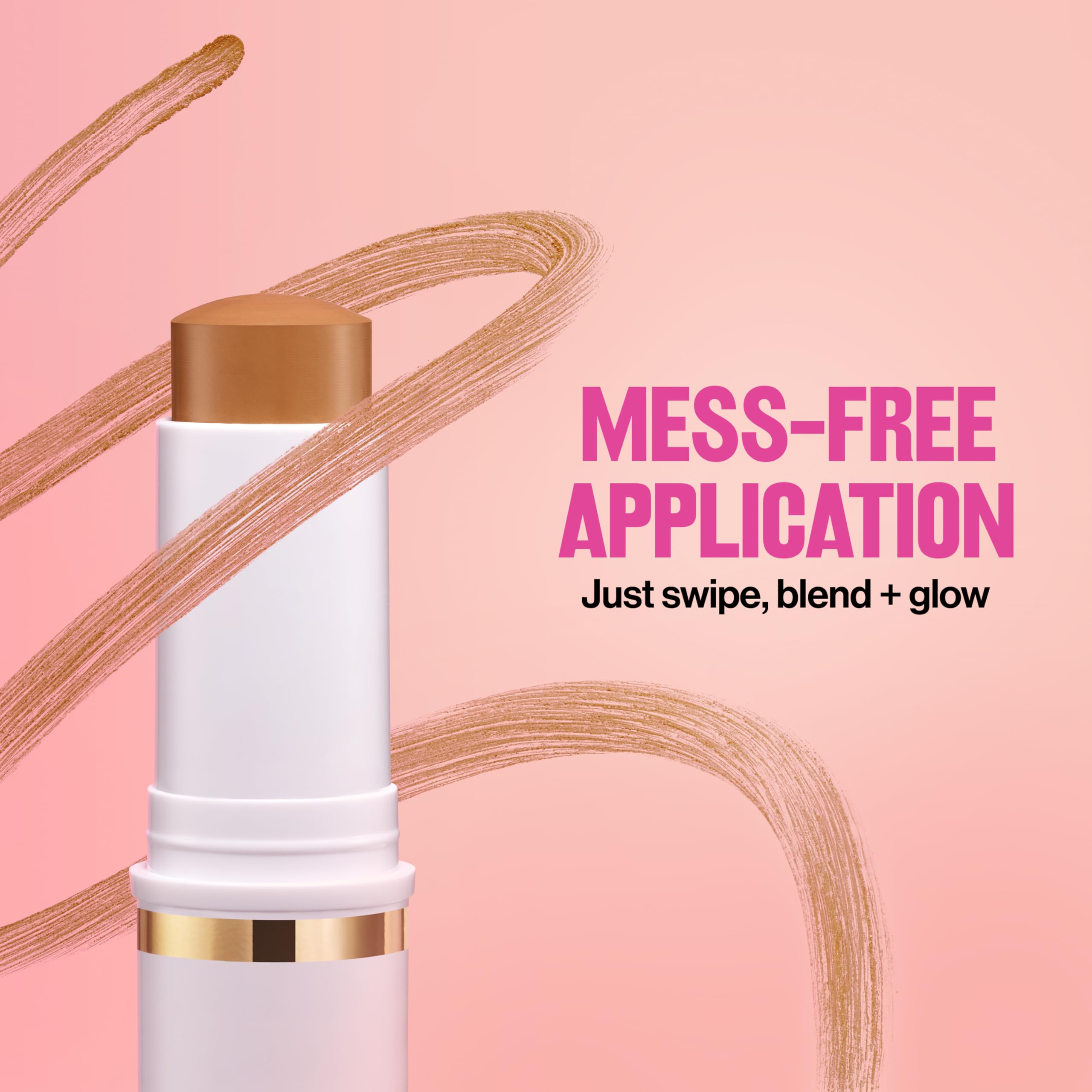 REVLON Glimmer Tinted Moisturizer Stick available in 8 shades for diverse tones.
