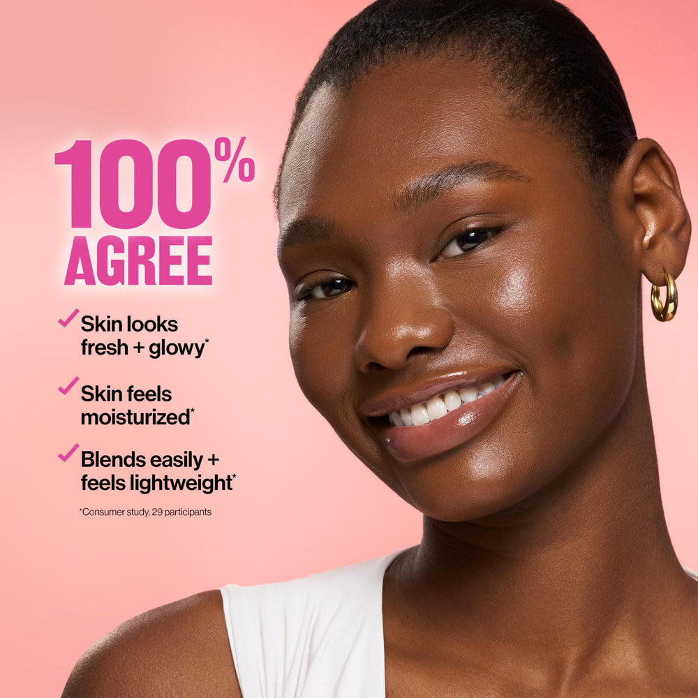 REVLON Glimmer Tinted Moisturizer Stick offers long-wear and reliable performance.