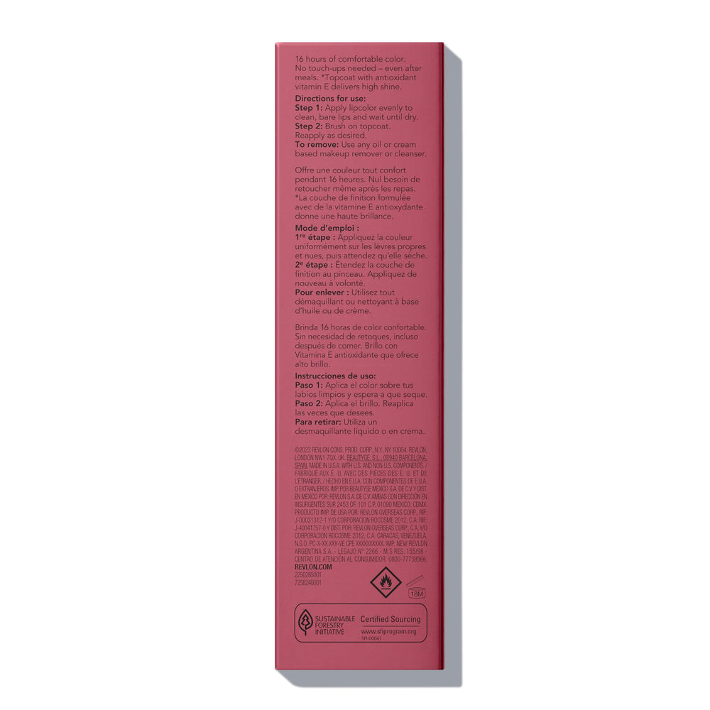 Revlon hydratation vitamine E et chamomille pour lèvres douces.