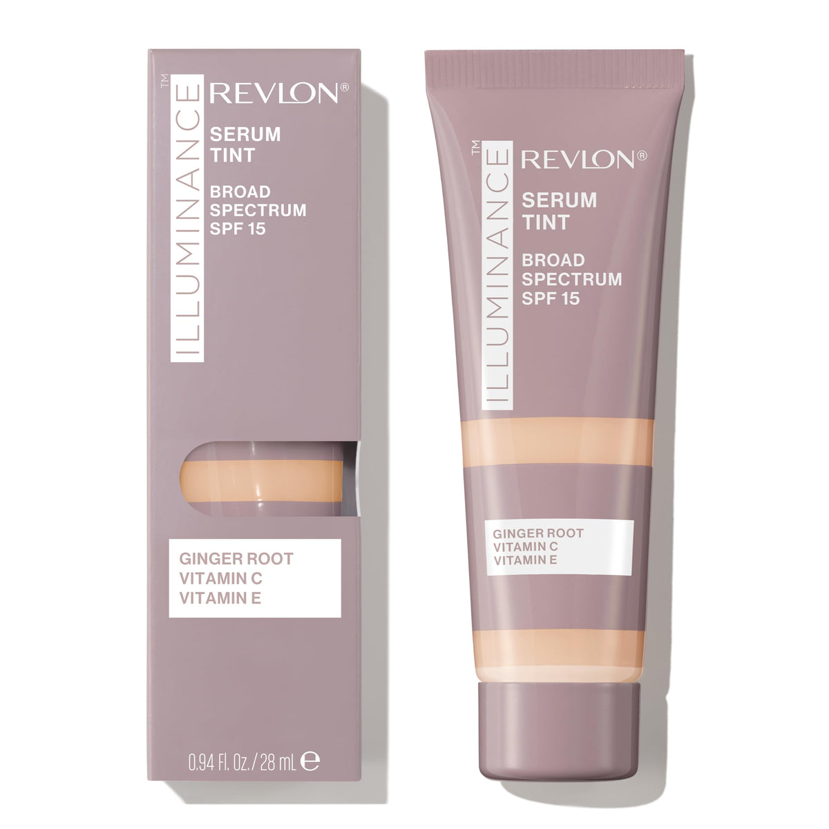 REVLON Illuminance Sérum Teinté, emballage et teinte 301 Beige Froid pour référence couleur.