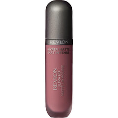 Rouge à lèvres liquide Revlon, focus prune, fini hyper-matte durable et confortable.