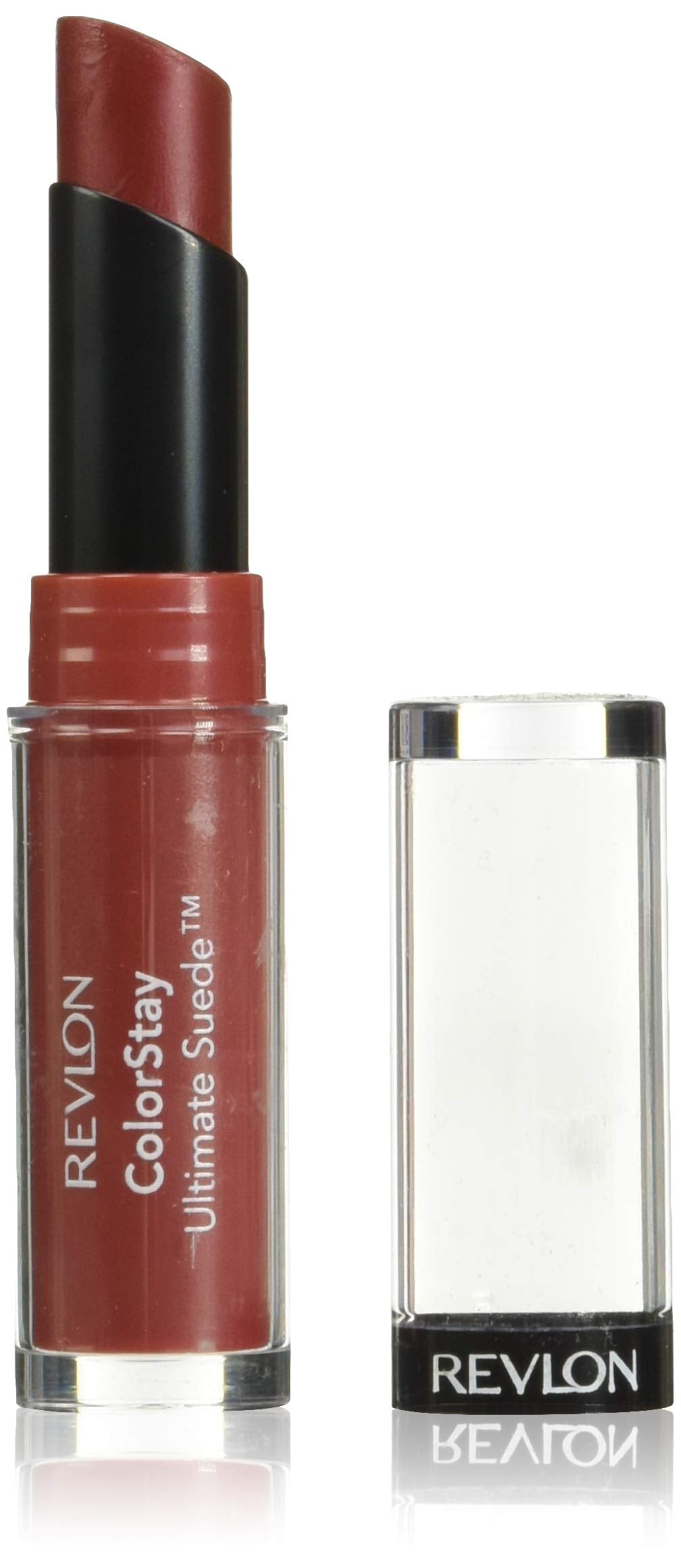 REVLON ColorStay Ultimate Suede Fashionista 080, couleur longue tenue sur les lèvres.
