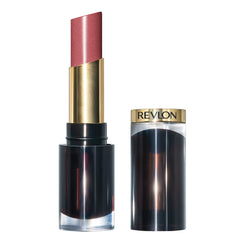 REVLON Lipstick Glossed Up Rose, brillance miroir sur les lèvres, effet lumineux.