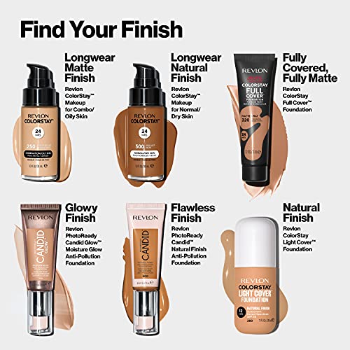 REVLON fond de teint finition-lueur naturelle, teint frais et vivant.