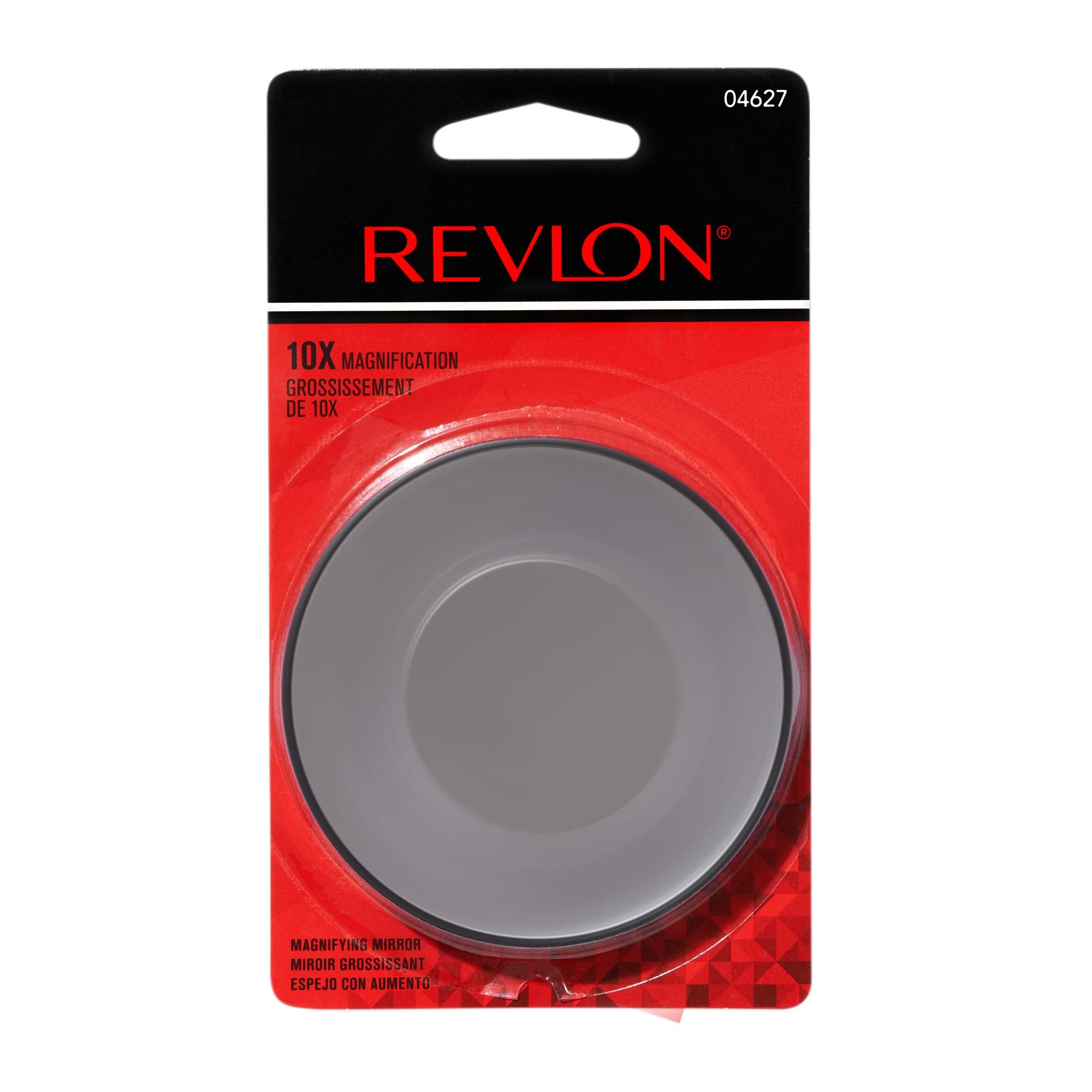 Miroir Revlon Magnifeye 10x: grossissement net pour épilation précise.