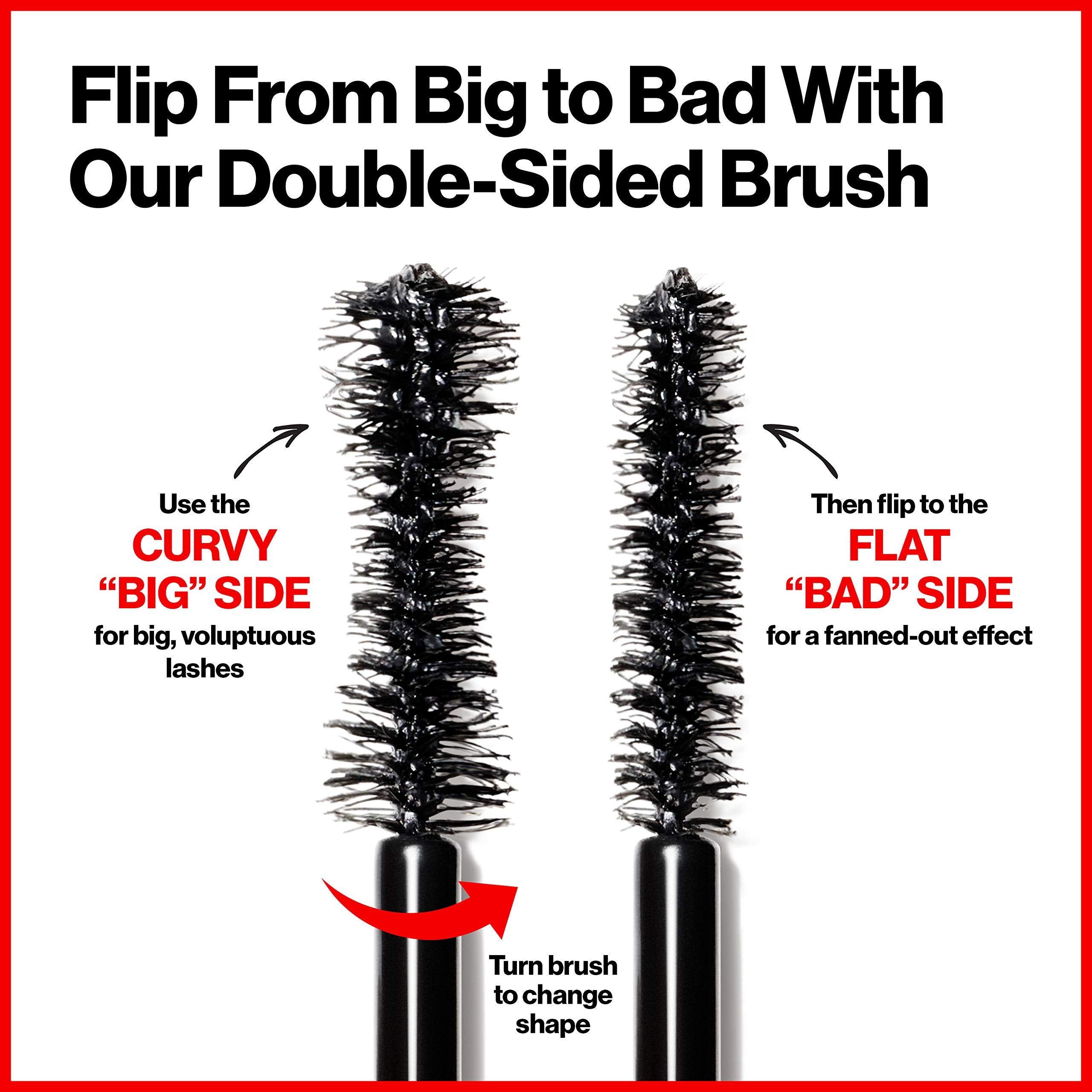 Mascara Revlon sans grumeaux pour cils nets et définis.