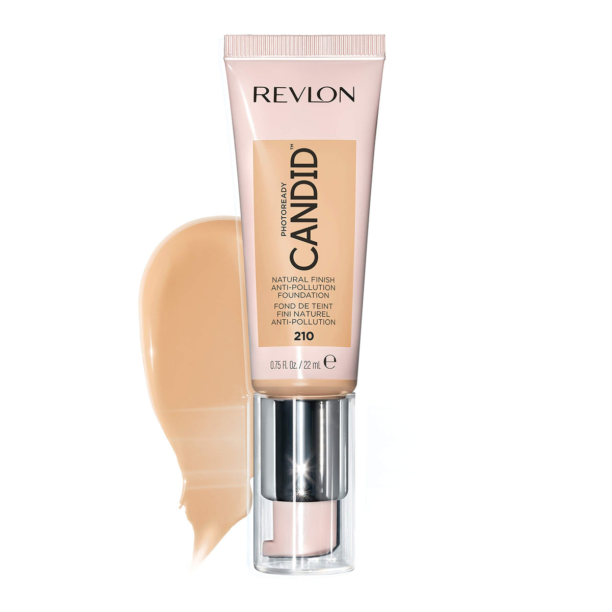 REVLON PhotoReady Candid flacon pompe et fini naturel, application douce.
