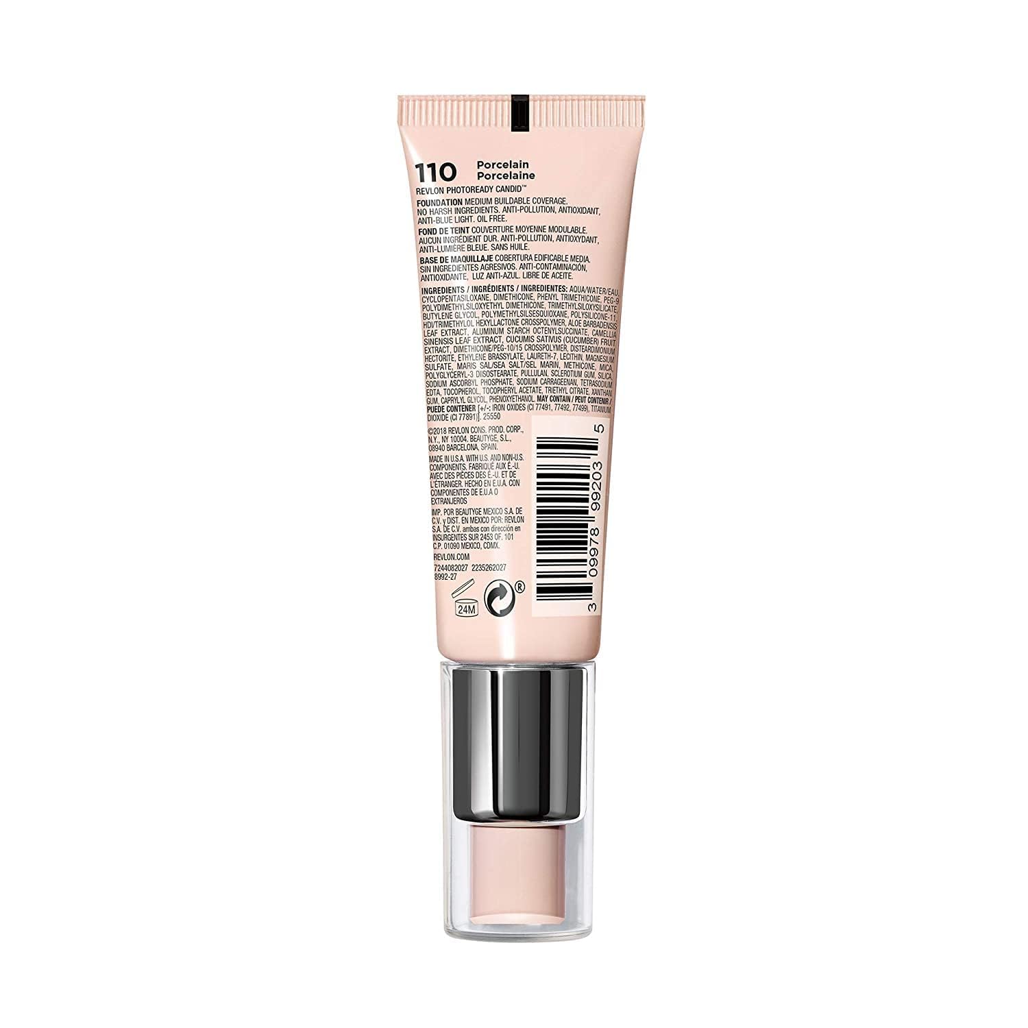 Revlon PhotoReady Candid texture crèmeuse pour un fini naturel.