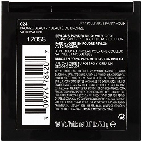 Fini satiné du blush bronze REVLON pour un look frais et durable