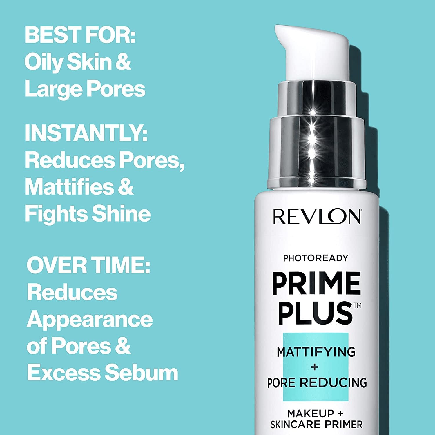 Primer Revlon fini matte et pores réduits pour une peau nette.