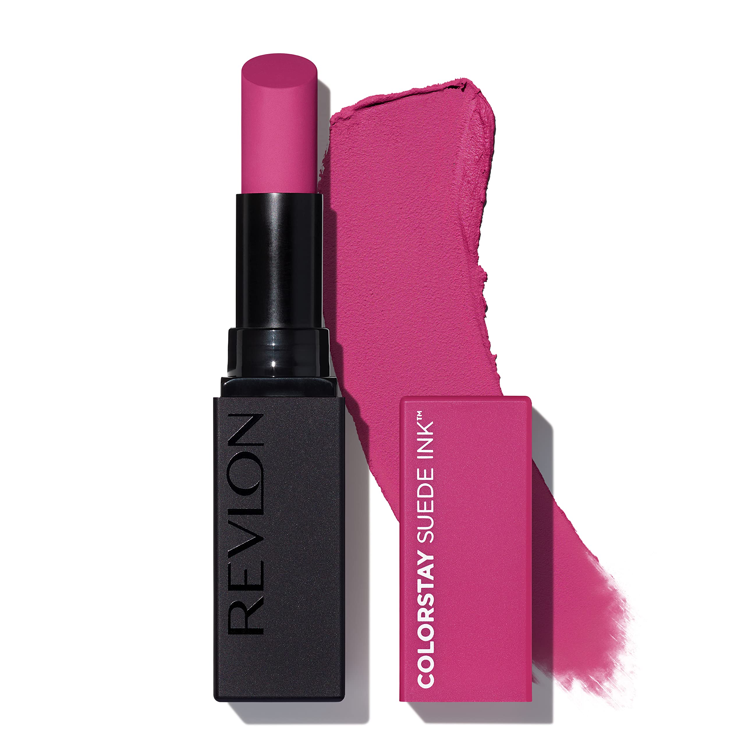 REVLON Rouge à lèvres ColorStay Suede Ink 010 Tunnel Vision, embout précis pour une application nette.