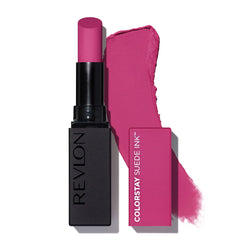 REVLON Rouge à lèvres ColorStay Suede Ink 010 Tunnel Vision, embout précis pour une application nette.