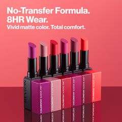 Primer intégré du ColorStay Suede Ink REVLON pour prolonger la tenue.