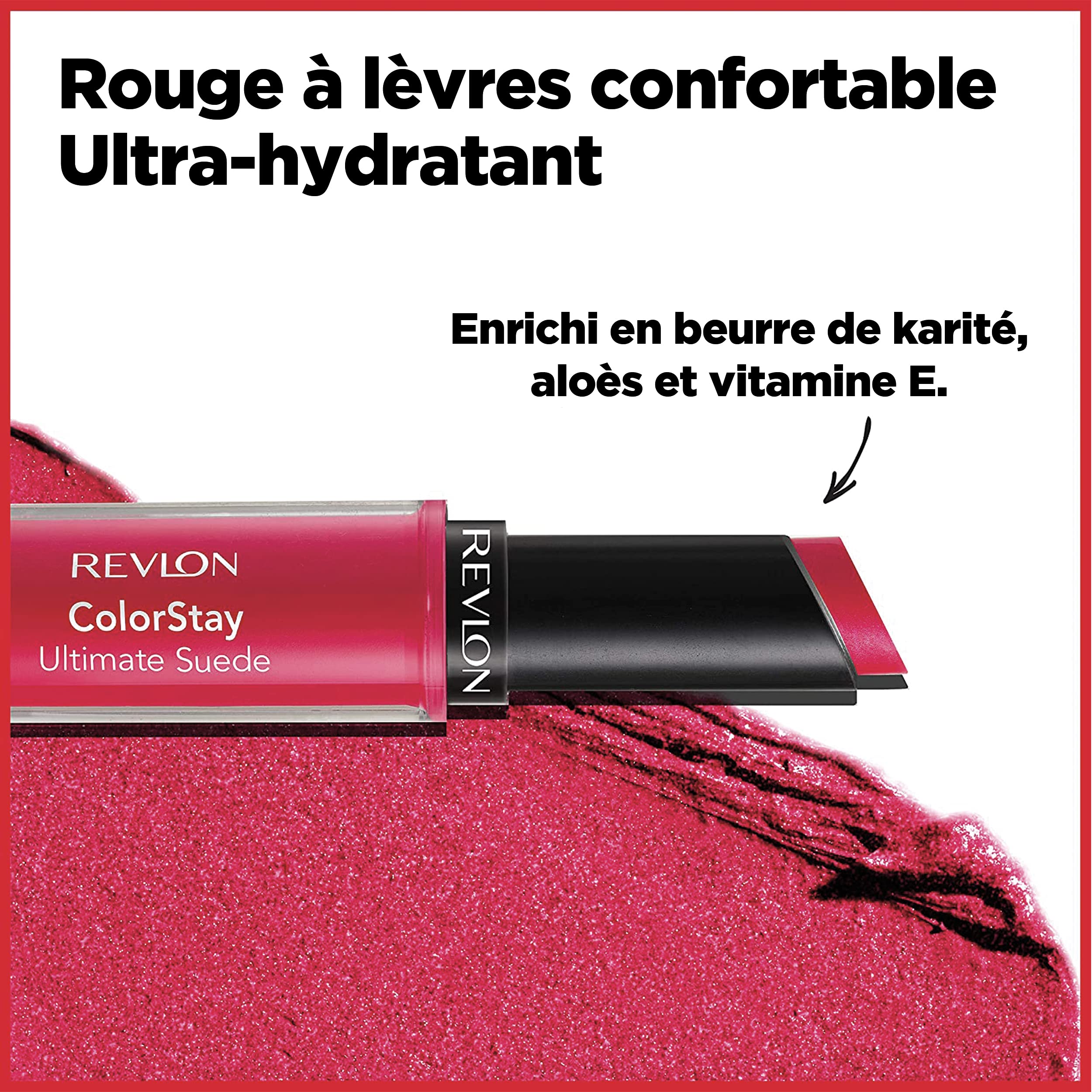 REVLON ColorStay Ultimate Suede emballage élégant facilitant l'application