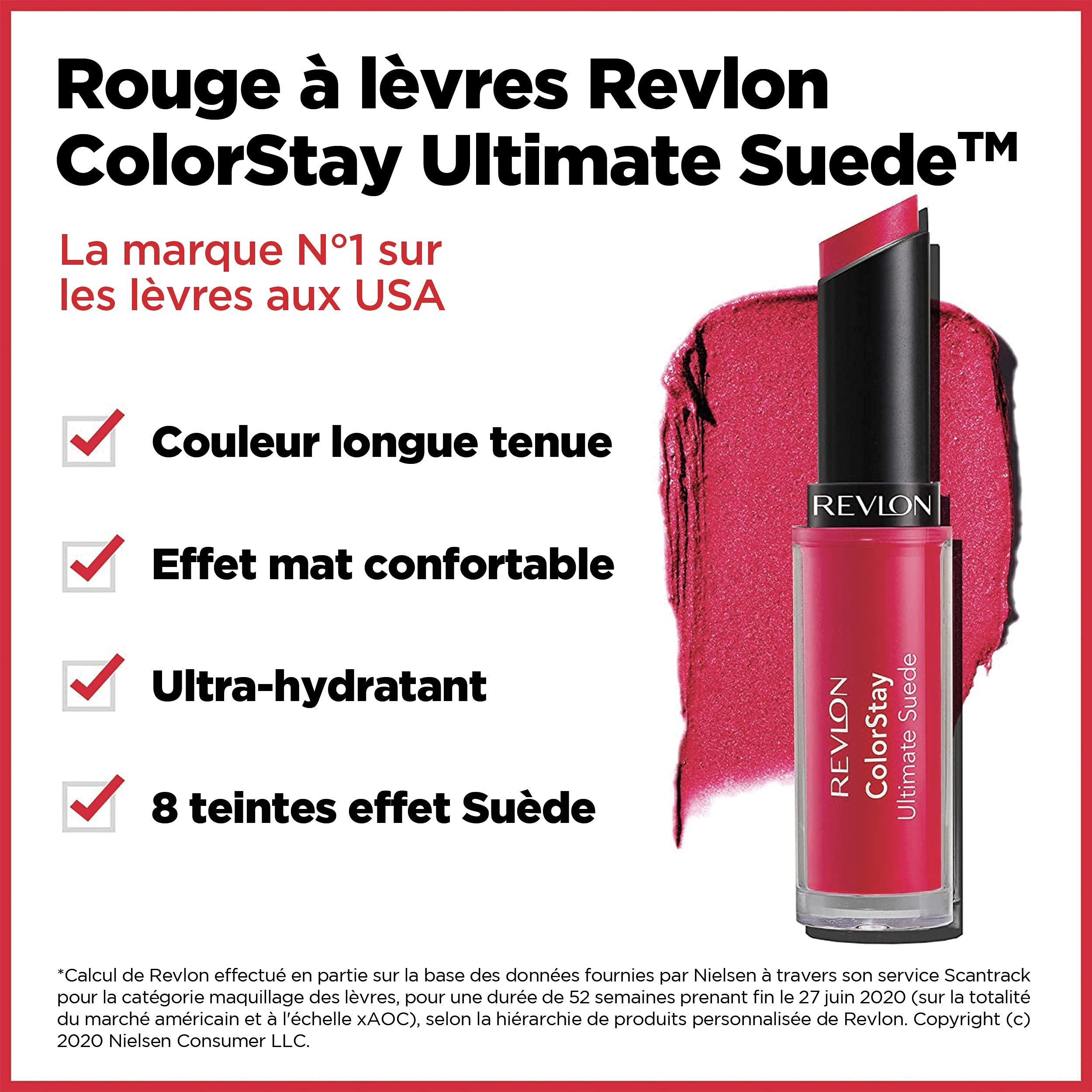 REVLON ColorStay Ultimate Suede vitamine E pour la peau des lèvres