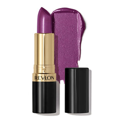 REVLON Violet Frénésie, rouge à lèvres crème, couleur vive et hydratante pour des lèvres confortables.