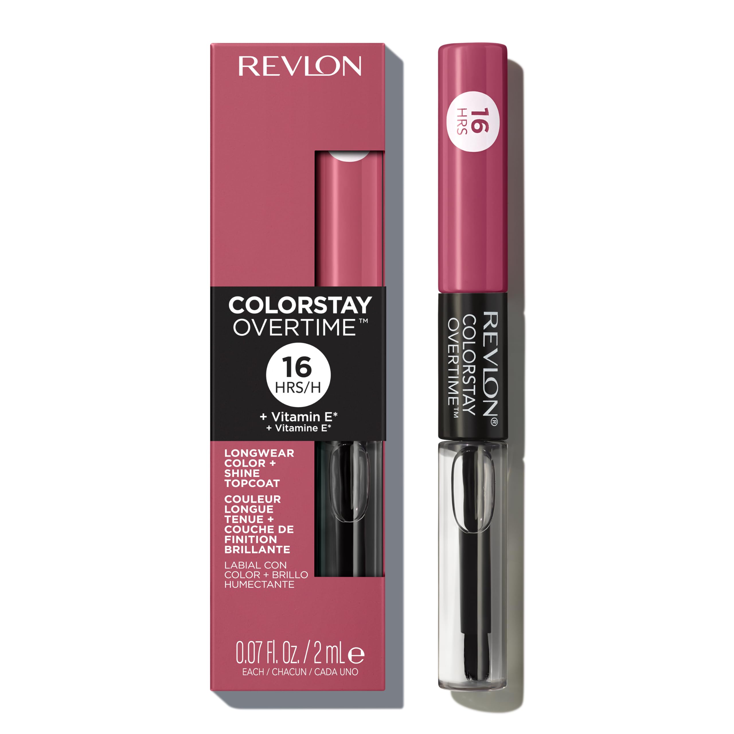 Revlon rouge liquide longue tenue 16h Framboise pour couleur fidèle toute la journée.