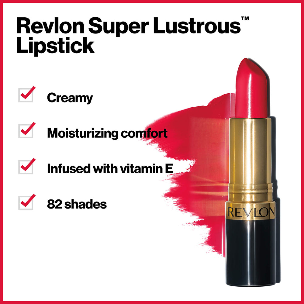 REVLON rouge à lèvres texture crèmeuse douce pour une sensation lisse.