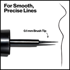 Revlon Skinny Liquid Eyeliner assure une tenue longue durée jusqu'à dix heures.