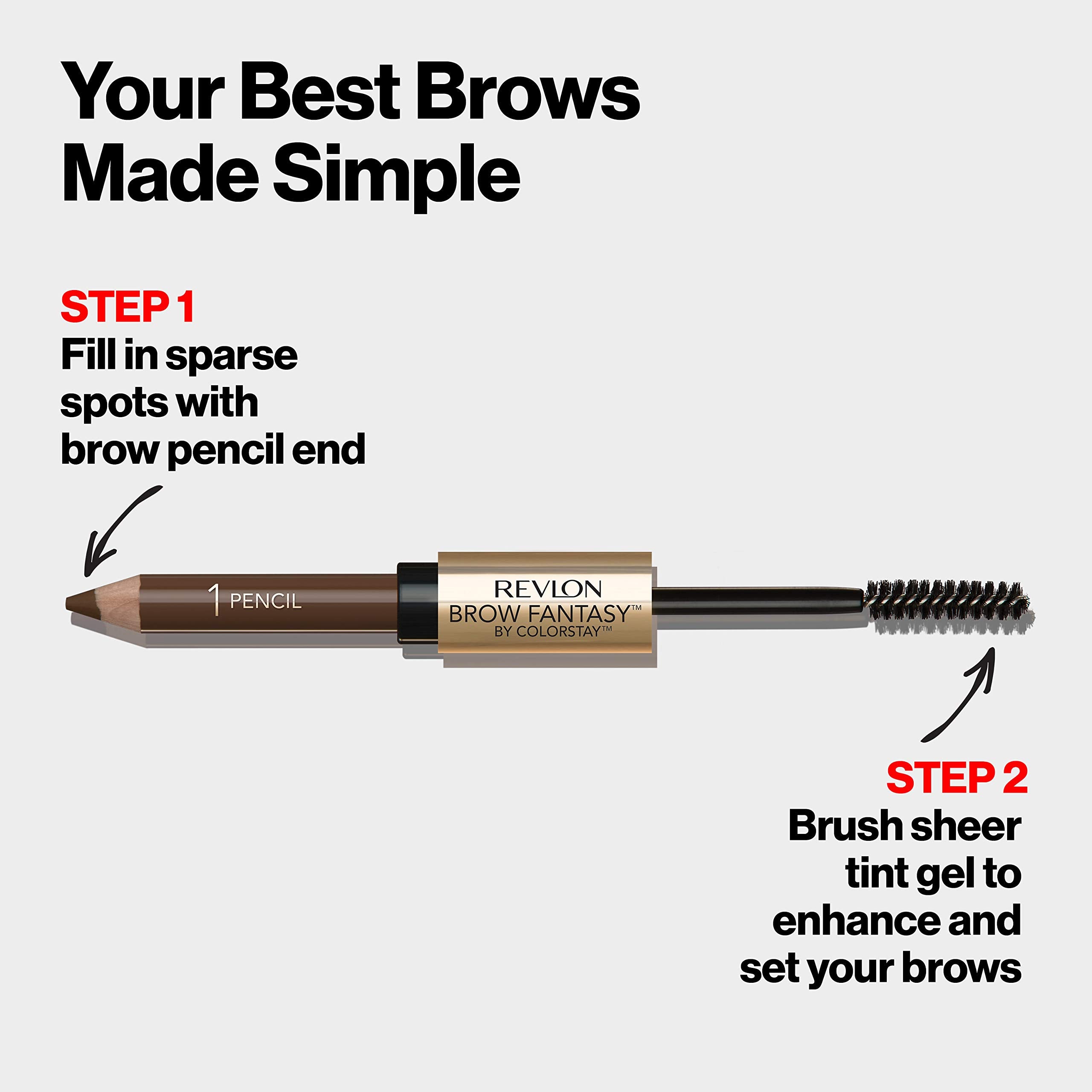 Revlon Sourcils: pointe de précision pour dessiner des poils réalistes.