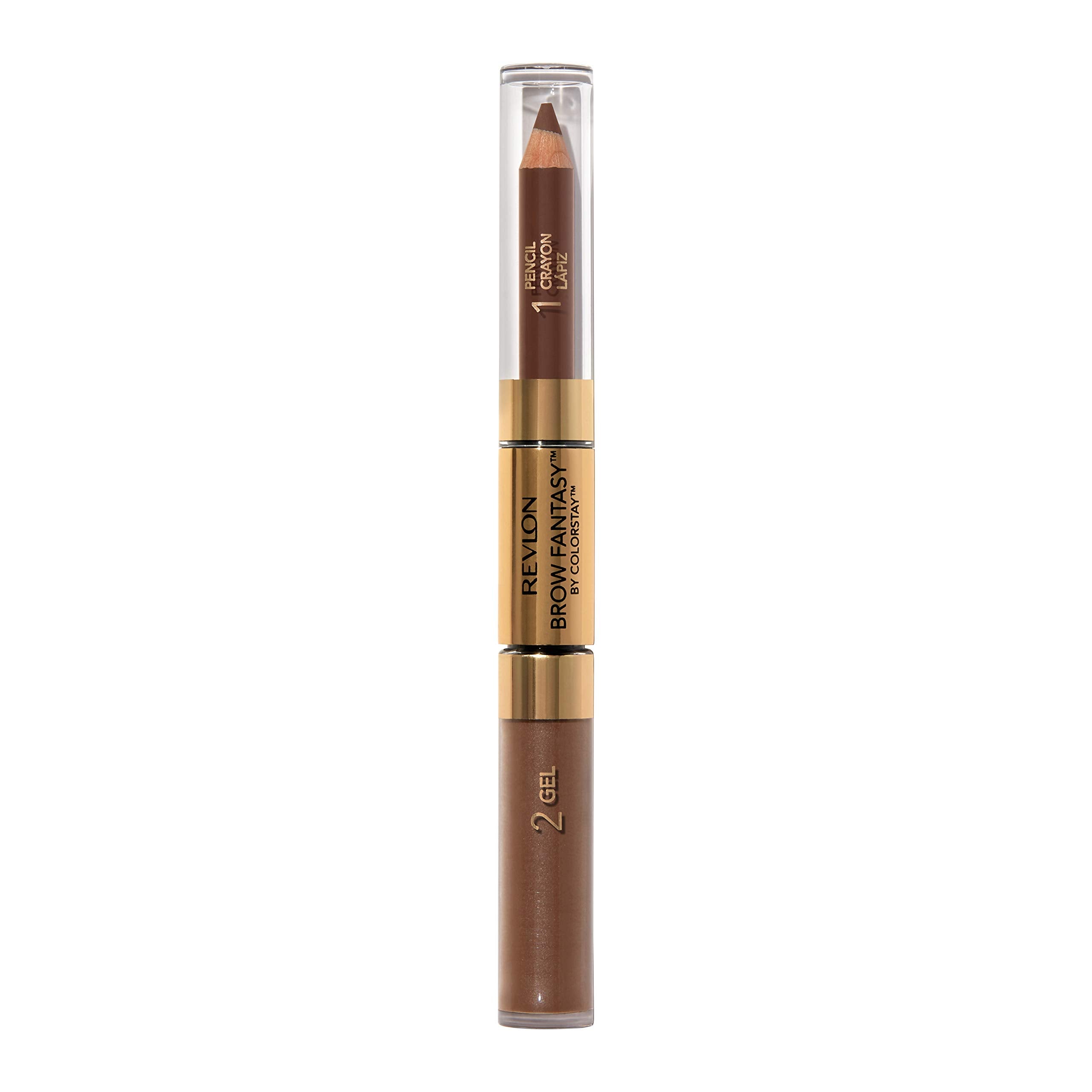 Revlon Sourcils: stylo gel 2-en-1 pour une application précise et naturelle.