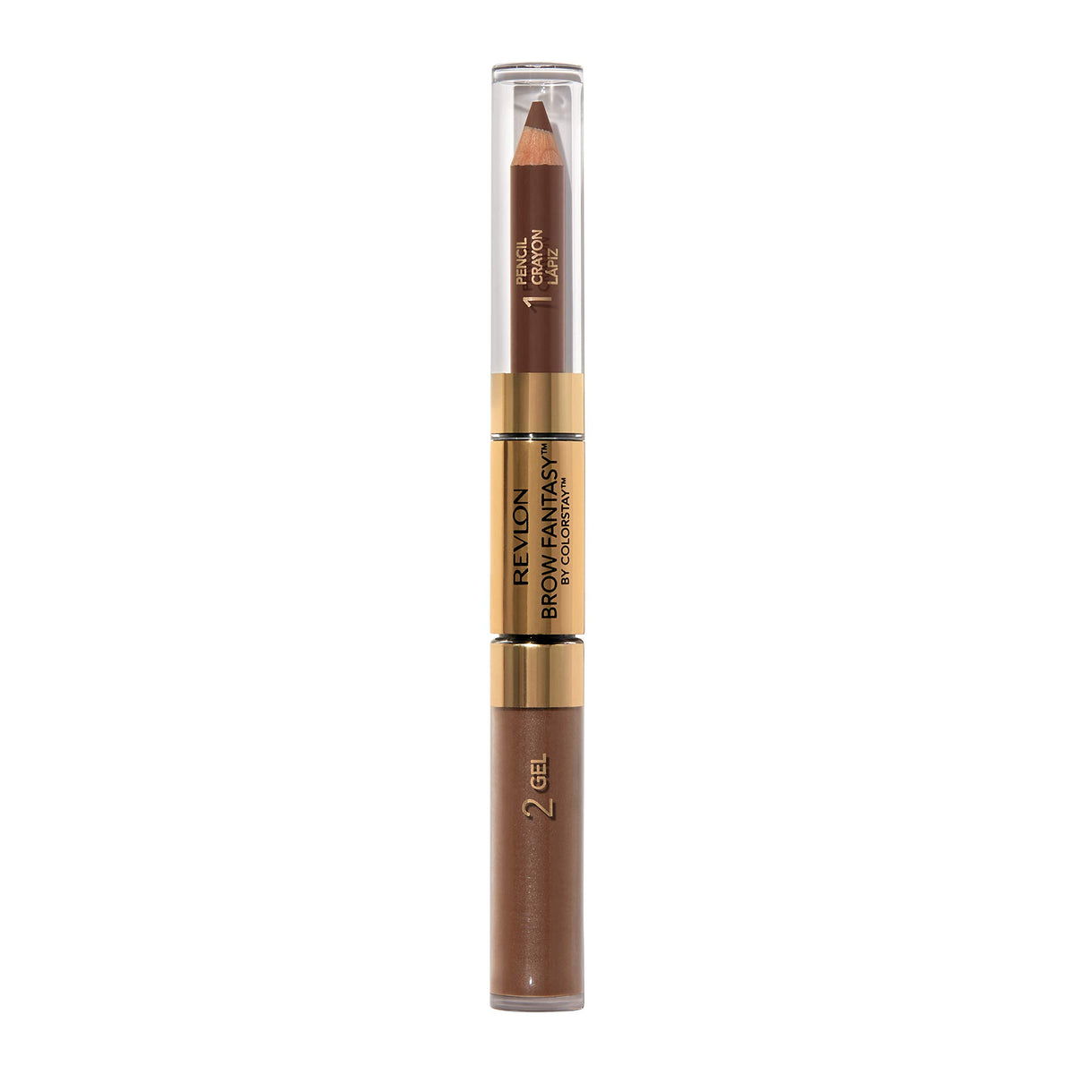 Revlon Sourcils: stylo gel 2-en-1 pour une application précise et naturelle.