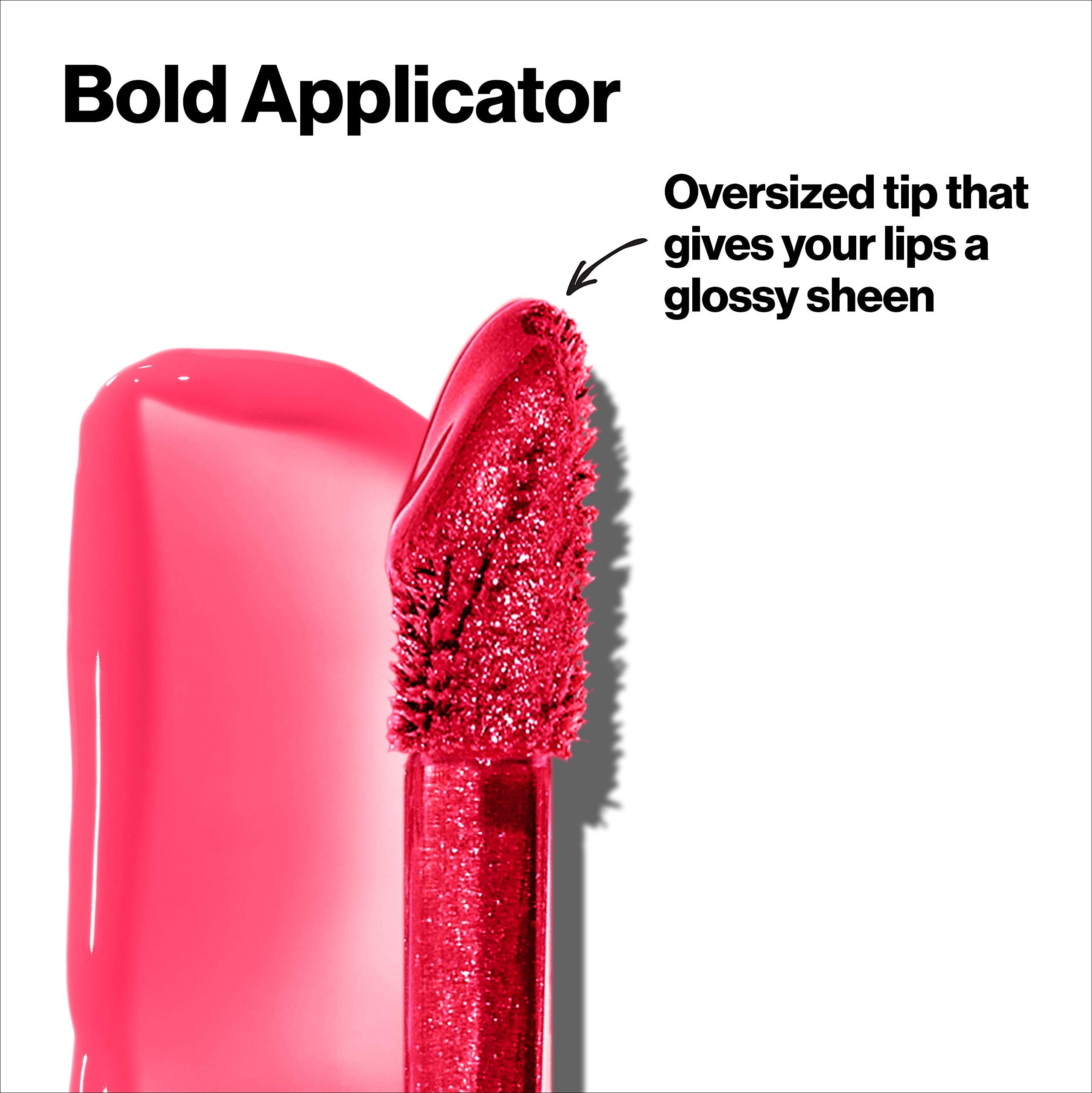 Revlon Super Lustrous Brillant à lèvres avec applicateur pour usage facile et précis.