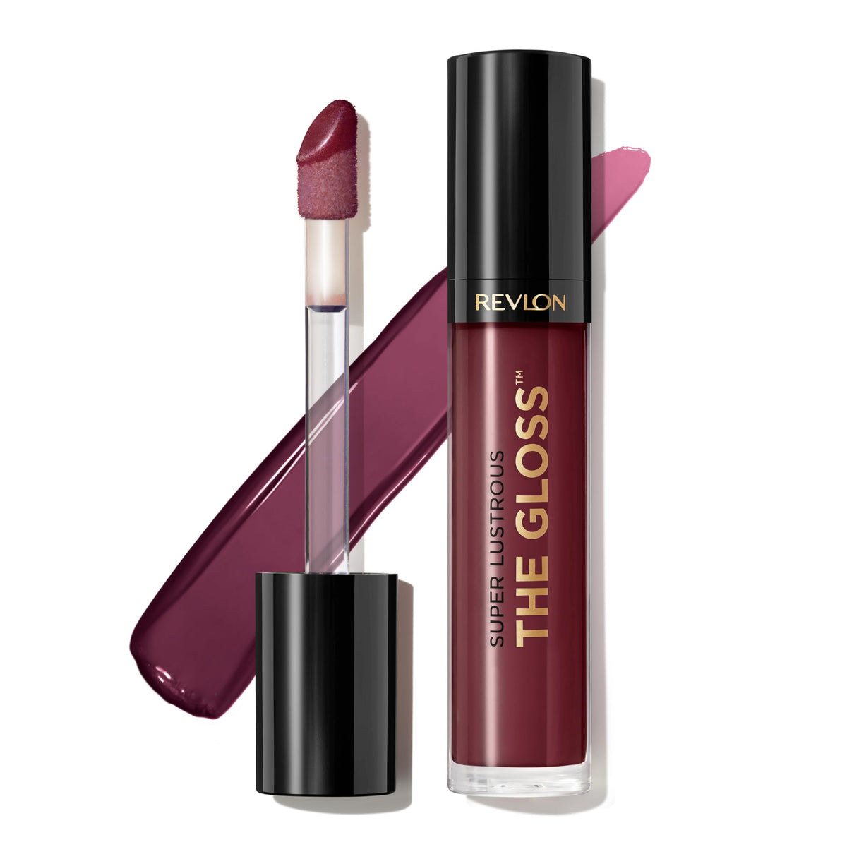 Revlon Super Lustrous Lip Gloss – bouteille-brillance pour un fini éclatant.