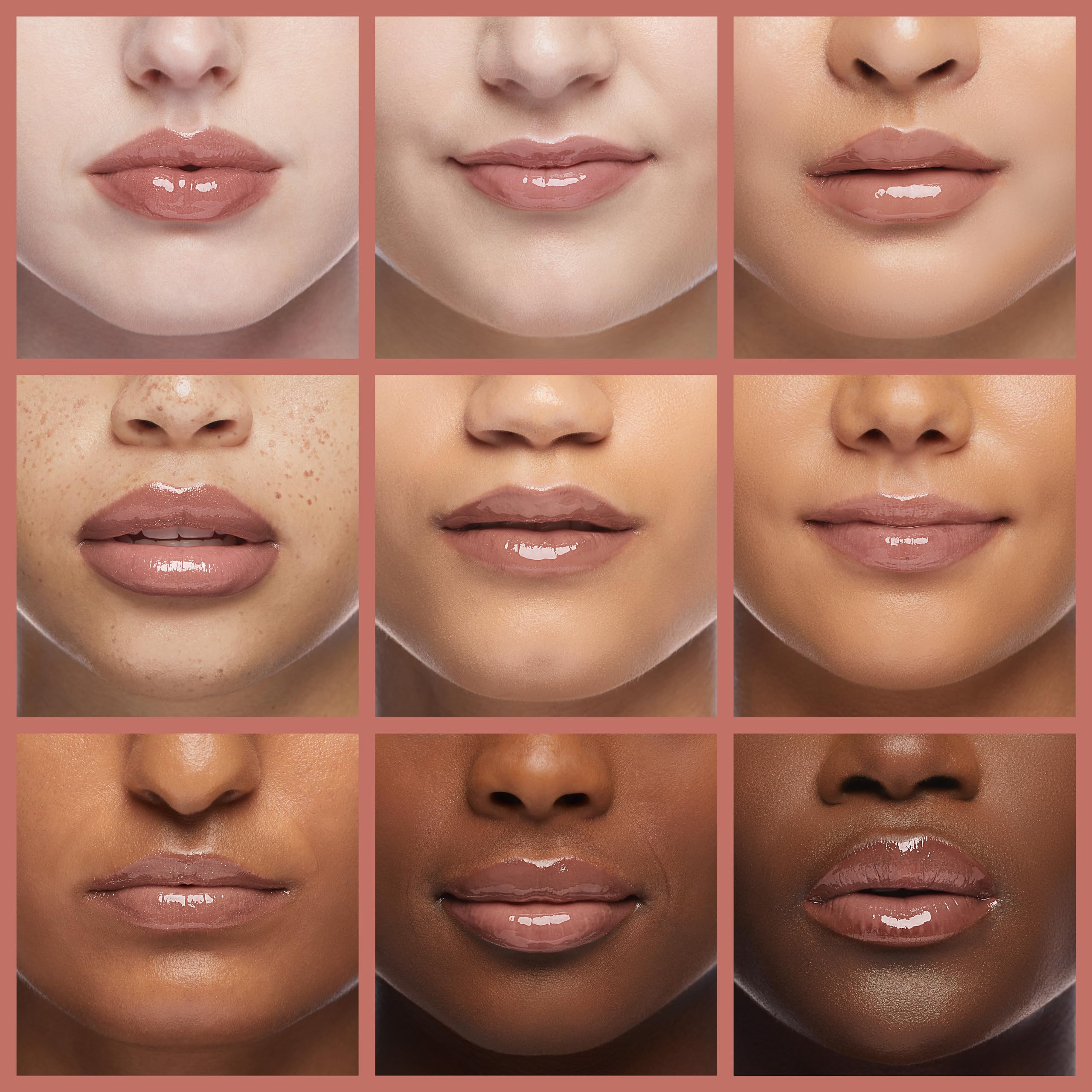 Revlon Super Lustrous Brillant à lèvres teinte 215 Super Natural pour un look naturel et lumineux.