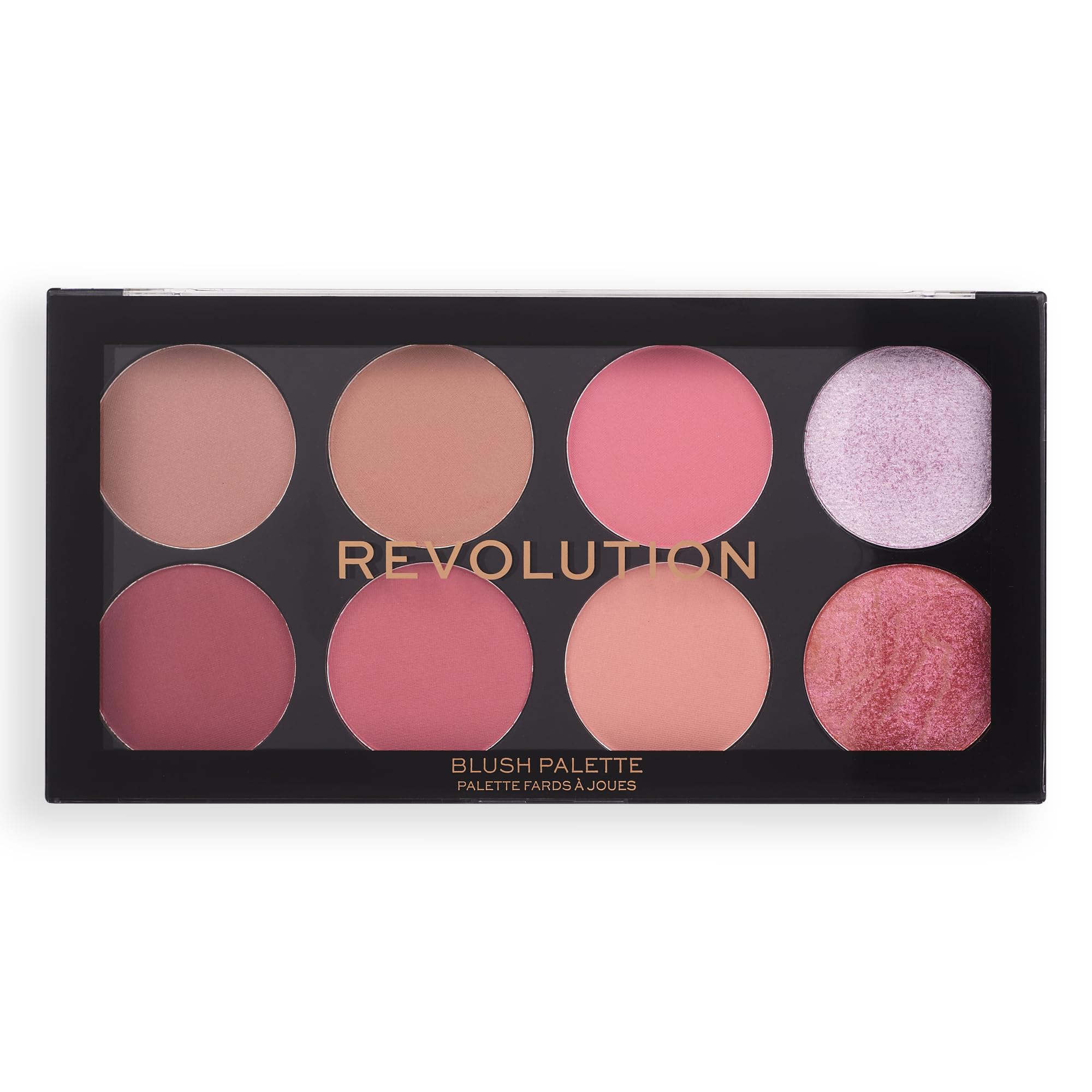 Application facile de l'Ultra Blush Revolution Beauty London sur les joues.