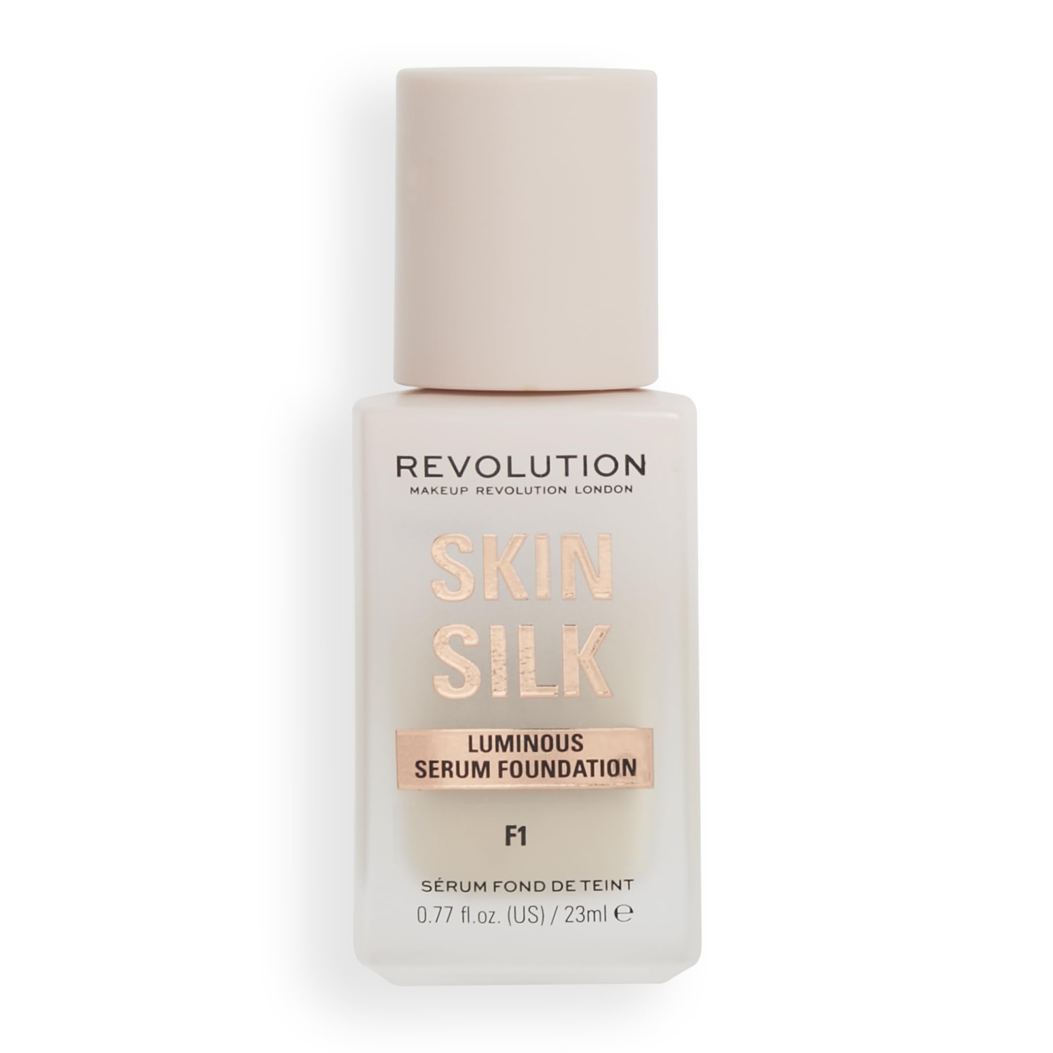 Revolution Beauty London fond de teint sérum peau soyeuse, teinte F1 clair froid