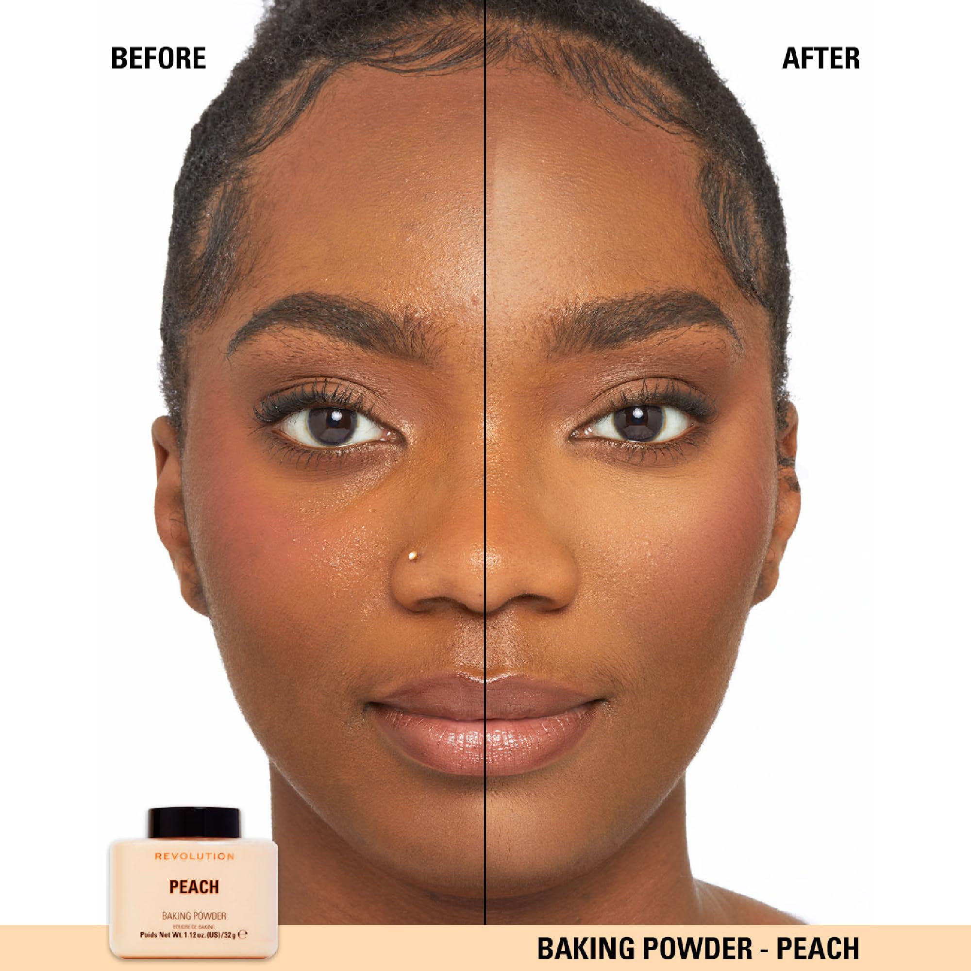 Texture légère de la poudre libre pour une sensation soyeuse sur la peau