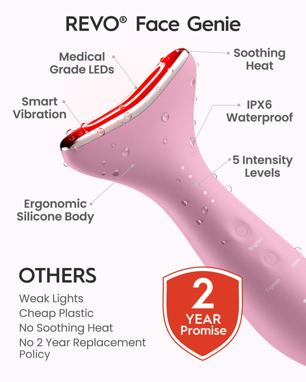 REVOMADIC REVO Genie: massage du cou et du visage pour une expérience complète