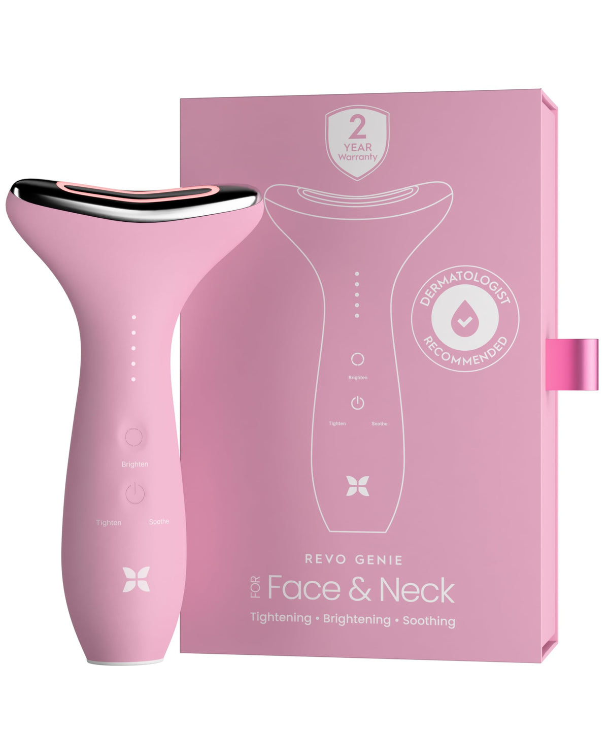 REVOMADIC REVO Genie: massage visage chaud pour détente et absorption des soins