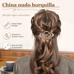 Barrette Rewdut: confort pour cheveux épais et fins, maintien sans glissement.