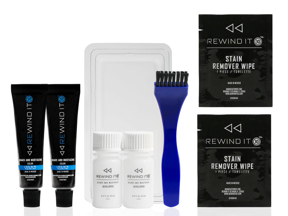 REWIND IT 10: moustache noire jet, définition et fini naturel