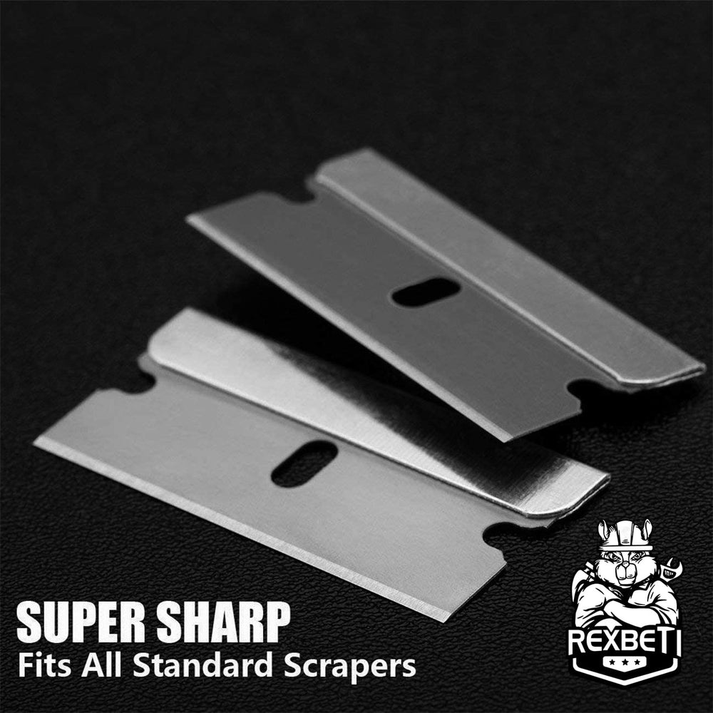 Lames Rexbeti compatibles avec grattoirs de sécurité standard