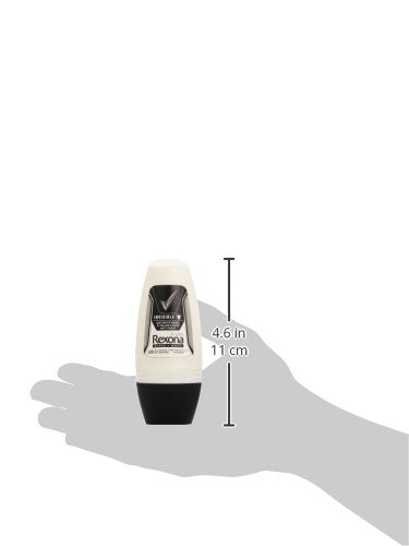 Rexona Homme Invisible sans trace, vêtements noirs et blancs protégés.