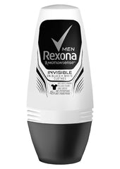 Rexona Homme MotionSense roll-on 50 ml, flacon prêt à l'emploi et protection longue durée.