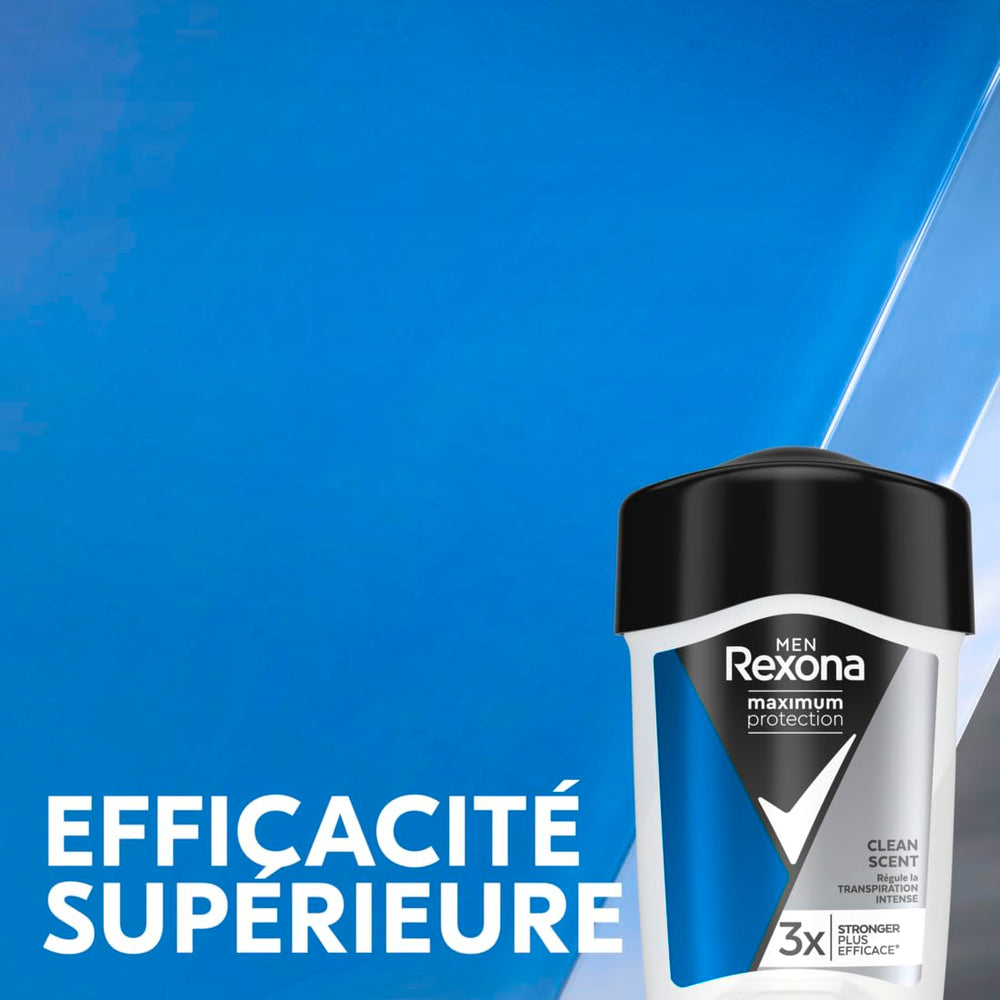 Parfum frais du Déo-Crème Rexona, impression nette