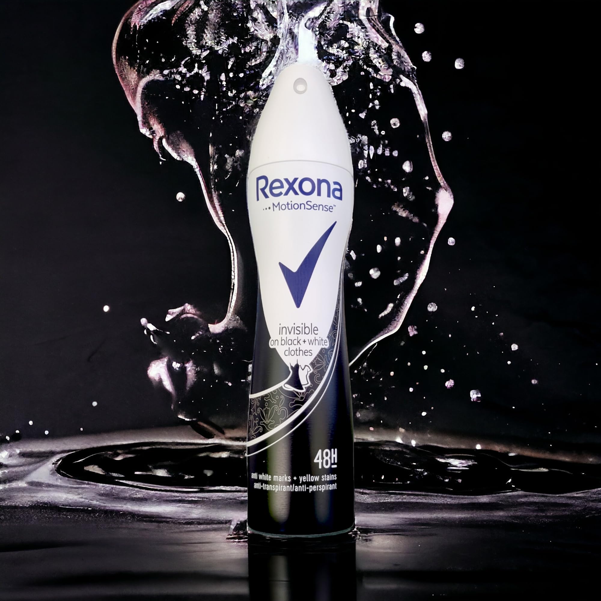 Rexona parfum frais et subtil, usage quotidien pour sport et bureau.