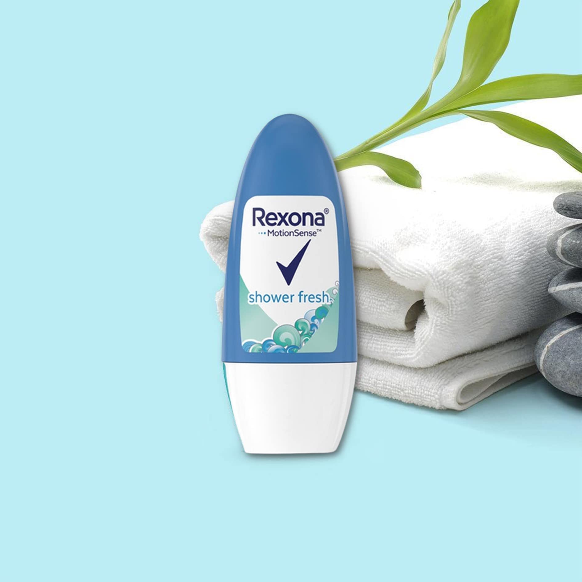Rexona Shower Fresh Roll-On : peut aider à réduire les traces et la sueur.