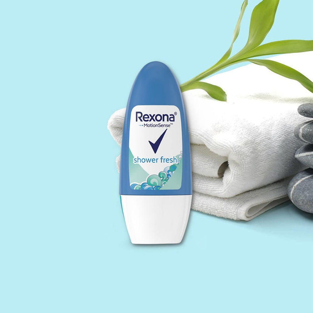 Rexona Shower Fresh Roll-On : peut aider à réduire les traces et la sueur.