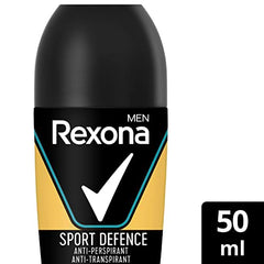Rexona Sport Defence, bouchon ouvert montrant la facilité d'application rapide.