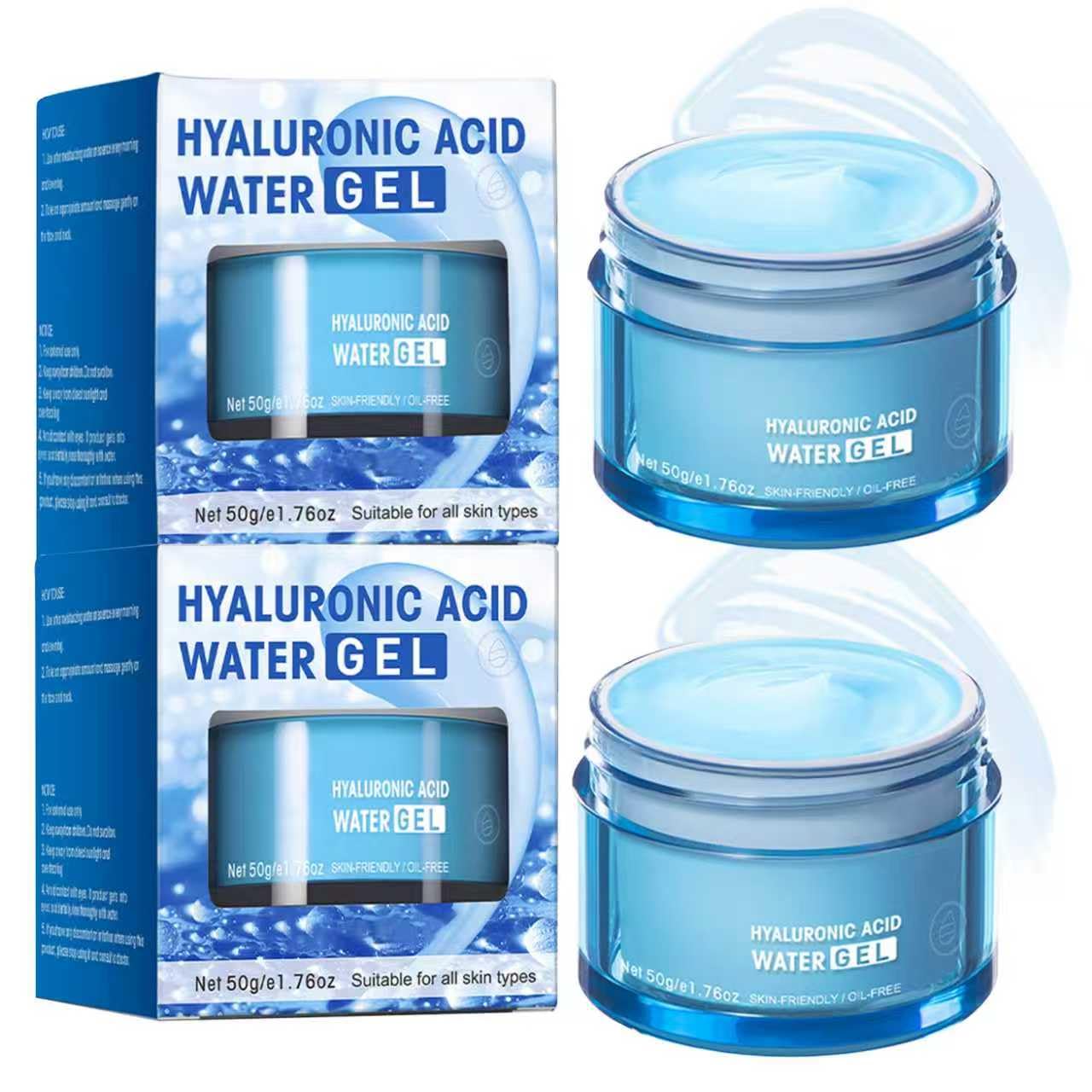 RG ROUGE LX gel eau hydratant visage à base d'acide hyaluronique