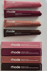 Rhode Peptide Lip Tint Set quatre teintes, fini brillant durable et naturel.