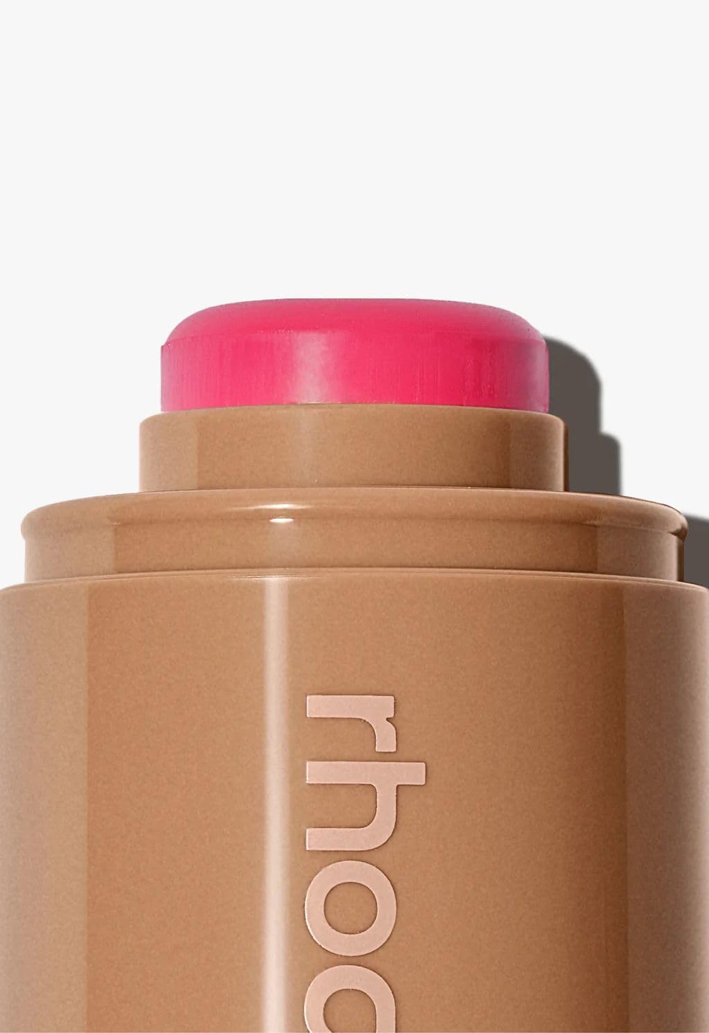 Rhode Juice Box Rose vif Blush, emballage compact pour le sac