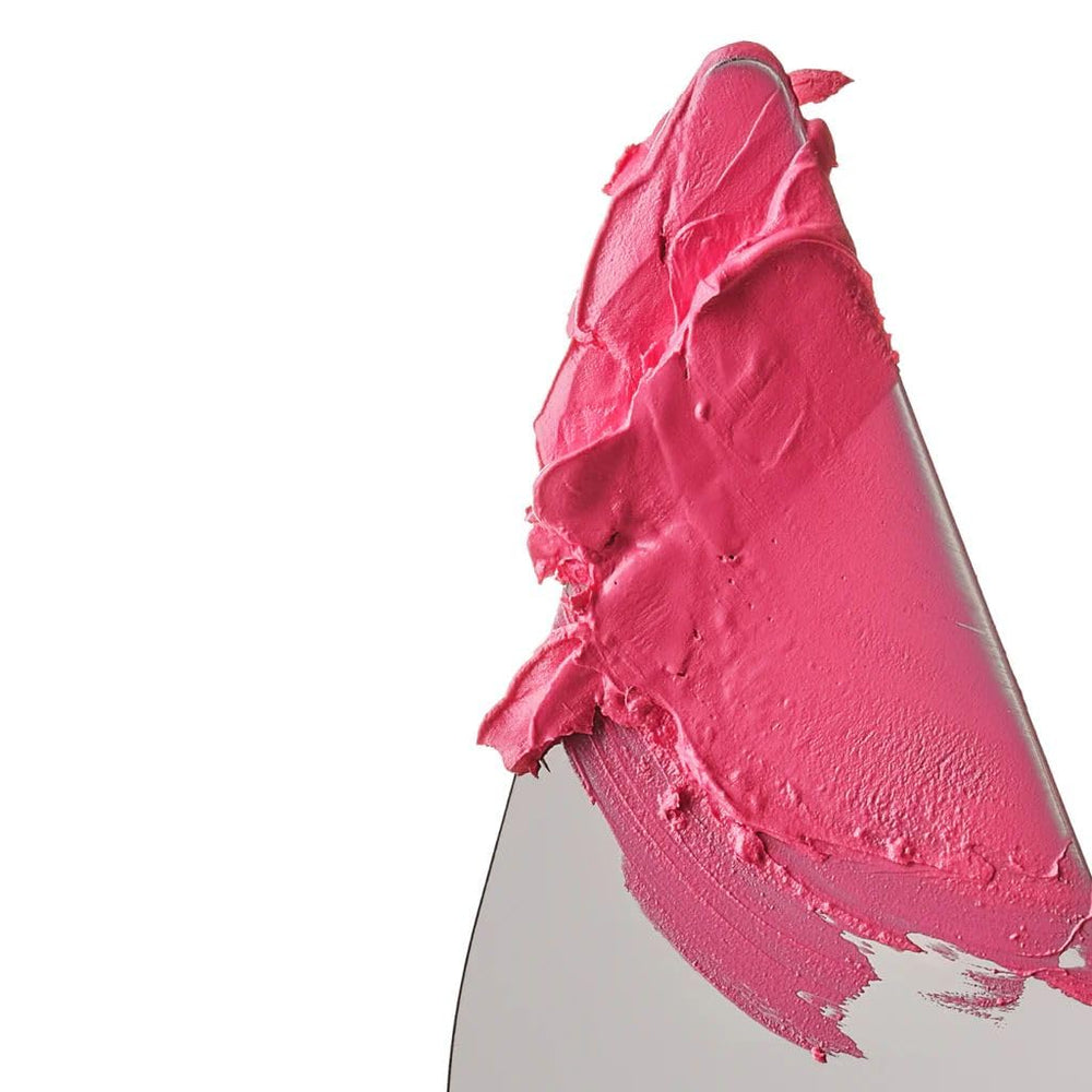 Fini satin é très lumineux avec Rhode Juice Box Rose vif Blush